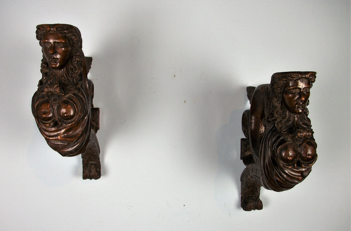 18th century anthropomorphic brackets